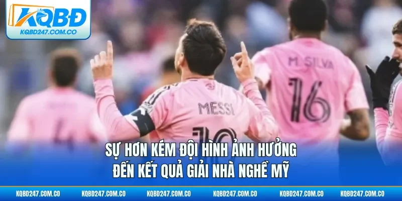 Sự hơn kém đội hình ảnh hưởng đến kết quả giải nhà nghề Mỹ